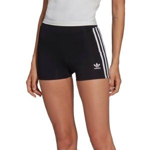 Adidas striped athletic spandex shorts